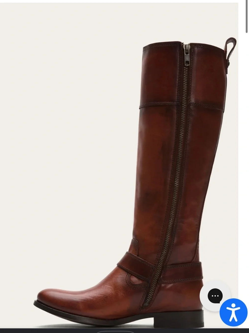 FRYE BOOTS MELISSA HARNESS INSIDE ZIP woman’s 7.5
